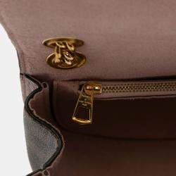 Pre Owned Louis Vuitton Brown Damier Ebene Cuir Taurillon Wight