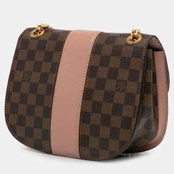 Pre Owned Louis Vuitton Brown Damier Ebene Cuir Taurillon Wight