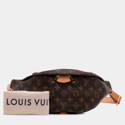 Pre Owned Louis Vuitton Brown Monogram Bumbag