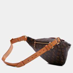Pre Owned Louis Vuitton Brown Monogram Bumbag