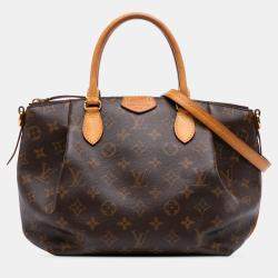 Pre Owned Louis Vuitton Brown Monogram Turenne PM