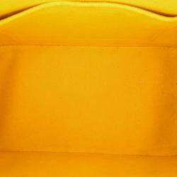 Pre Owned Louis Vuitton Yellow Epi Alma BB Bag