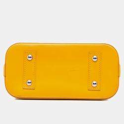 Pre Owned Louis Vuitton Yellow Epi Alma BB Bag