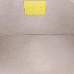 Pre Owned Louis Vuitton Yellow Epi Tricolor Pochette Felicie