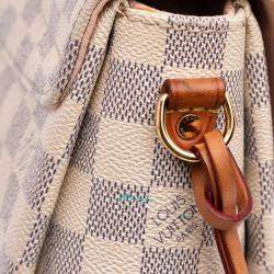 Pre Owned Louis Vuitton White Damier Azur Croisette