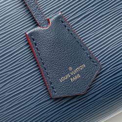 Pre Owned Louis Vuitton Blue Epi Vaneau MM Bag