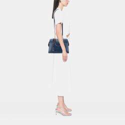 Pre Owned Louis Vuitton Blue Epi Vaneau MM Bag