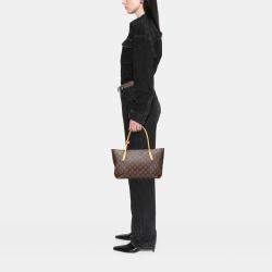 Pre Owned Louis Vuitton Brown Monogram Raspail PM Bag