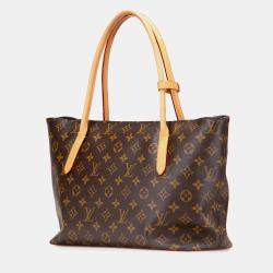 Pre Owned Louis Vuitton Brown Monogram Raspail PM Bag