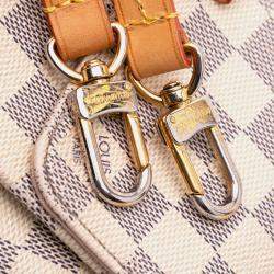 Pre Owned Louis Vuitton White Damier Azur Croisette