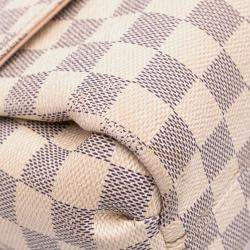 Pre Owned Louis Vuitton White Damier Azur Croisette