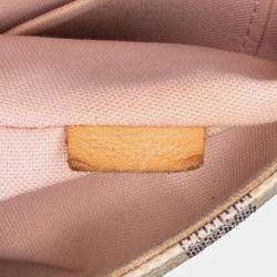 Pre Owned Louis Vuitton White Damier Azur Croisette