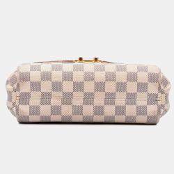 Pre Owned Louis Vuitton White Damier Azur Croisette