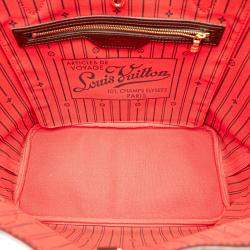 Pre Owned Louis Vuitton Brown Damier Ebene Neverfull MM Bag