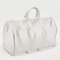 Pre Owned Louis Vuitton Transparent Epi PVC Wavy Keepall Bandouliere 50 Bag
