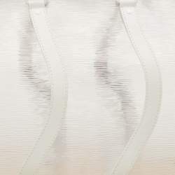 Pre Owned Louis Vuitton Transparent Epi PVC Wavy Keepall Bandouliere 50 Bag