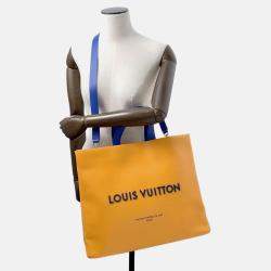 Pre Owned Louis Vuitton Shopper Tote Saffron Leather Size MM