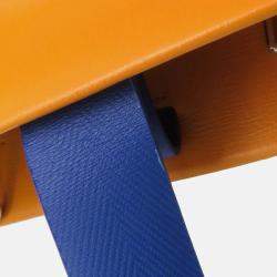 Pre Owned Louis Vuitton Shopper Tote Saffron Leather Size MM