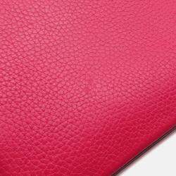 Pre Owned Louis Vuitton Capucines Pink Taurillon Leather Size BB