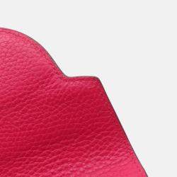 Pre Owned Louis Vuitton Capucines Pink Taurillon Leather Size BB