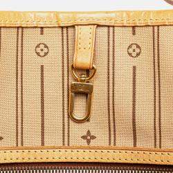 Pre Owned Louis Vuitton Brown Monogram Neverfull MM Bag