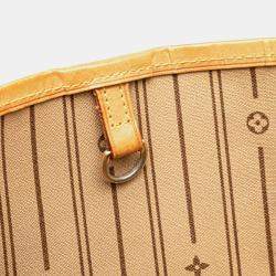 Pre Owned Louis Vuitton Brown Monogram Neverfull MM Bag