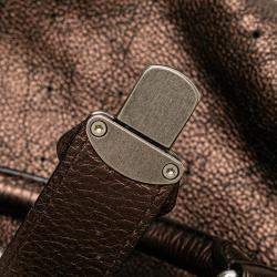 Pre Owned Louis Vuitton Brown Monogram Mahina XL Bag