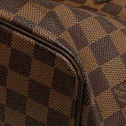 Pre Owned Louis Vuitton Brown Damier Ebene Saleya PM