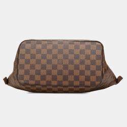 Pre Owned Louis Vuitton Brown Damier Ebene Saleya PM