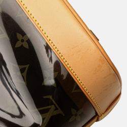 Pre Owned Louis Vuitton Brown Monogram Cabas Sac Ambre MM