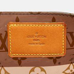 Pre Owned Louis Vuitton Brown Monogram Cabas Sac Ambre MM