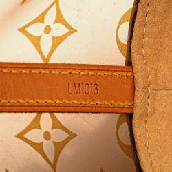 Pre Owned Louis Vuitton Brown Monogram Cabas Sac Ambre MM