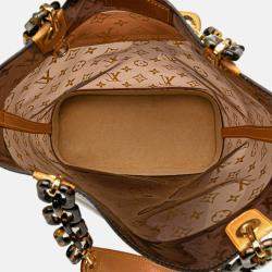 Pre Owned Louis Vuitton Brown Monogram Cabas Sac Ambre MM