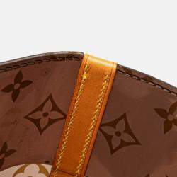 Pre Owned Louis Vuitton Brown Monogram Cabas Sac Ambre MM