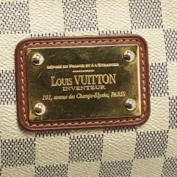 Pre Owned Louis Vuitton Damier Azur Canvas Eva Pochette Bag