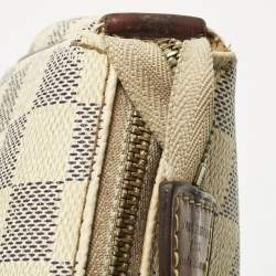Pre Owned Louis Vuitton Damier Azur Canvas Eva Pochette Bag