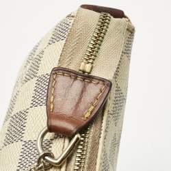 Pre Owned Louis Vuitton Damier Azur Canvas Eva Pochette Bag
