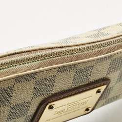 Pre Owned Louis Vuitton Damier Azur Canvas Eva Pochette Bag