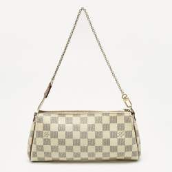 Pre Owned Louis Vuitton Damier Azur Canvas Eva Pochette Bag