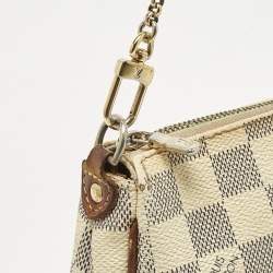 Pre Owned Louis Vuitton Damier Azur Canvas Eva Pochette Bag