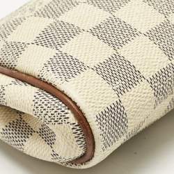 Pre Owned Louis Vuitton Damier Azur Canvas Eva Pochette Bag