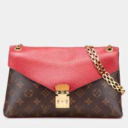 Pre Owned Louis Vuitton Brown Monogram Pallas Chain