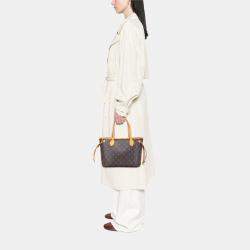Pre Owned Louis Vuitton Brown Monogram Neverfull PM