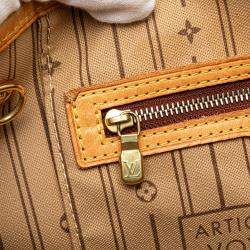 Pre Owned Louis Vuitton Brown Monogram Neverfull PM