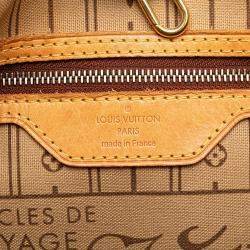Pre Owned Louis Vuitton Brown Monogram Neverfull PM