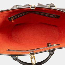 Pre Owned Louis Vuitton Brown Damier Ebene Manosque GM Bag