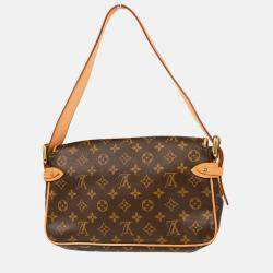 Pre Owned Louis Vuitton Hudson PM Monogram Canvas Shoulder Bag
