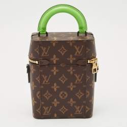 Pre Owned Louis Vuitton Vintage Monogram Canvas N°7 Vertical Box Trunk