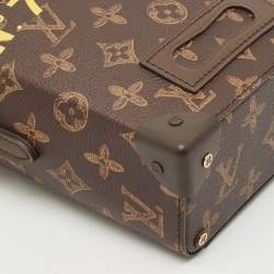 Pre Owned Louis Vuitton Vintage Monogram Canvas N°7 Vertical Box Trunk