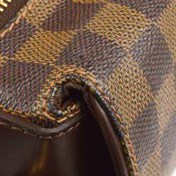 Pre Owned Louis Vuitton Spencer Damier Ebene Laptop Shoulder Bag